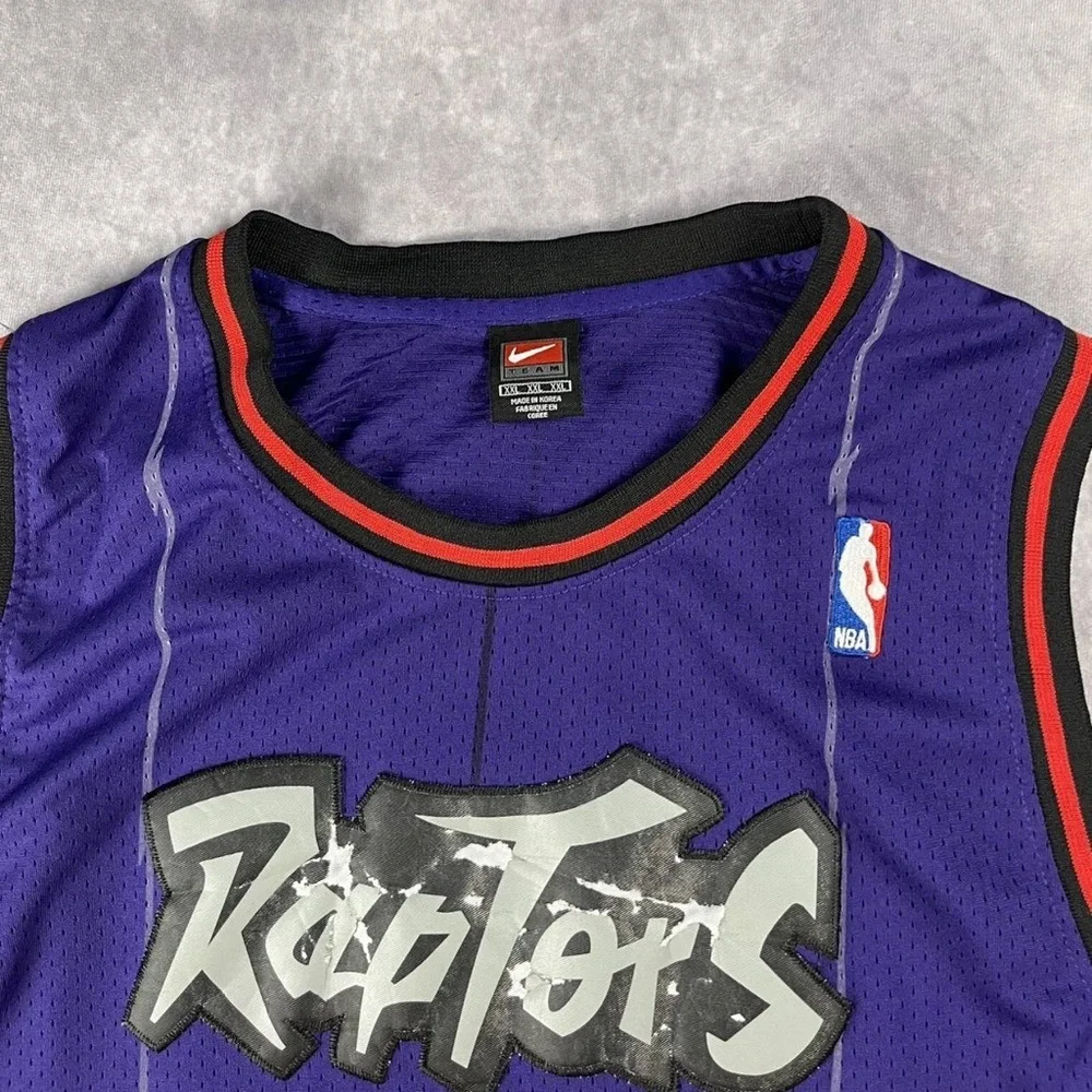 [224] Vintage Nike XXL Toronto Raptors Vince Carter 15 Stitched - Picture 3 of 5